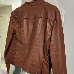 Guess leather synthetic jacket